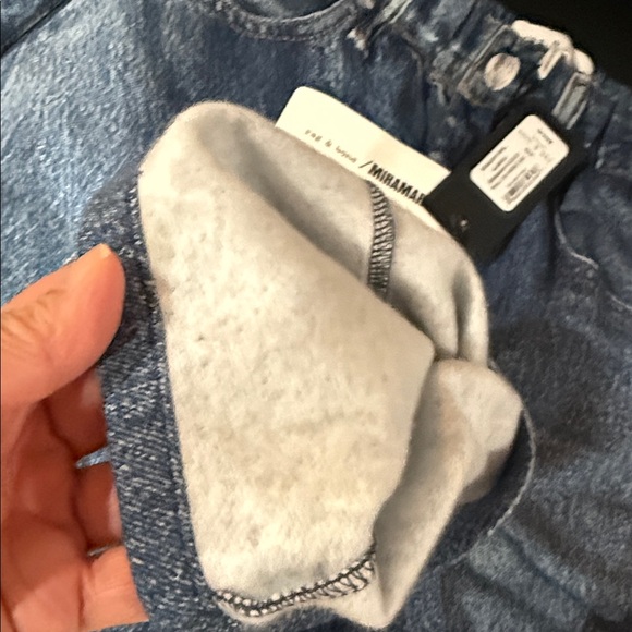 Rag & Bone Miramar Blue Denim Pants - Picture 4 of 5